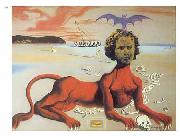 salvadore dali The Youngest Most Sacred Monster of the Cinema in Her Time oil painting
